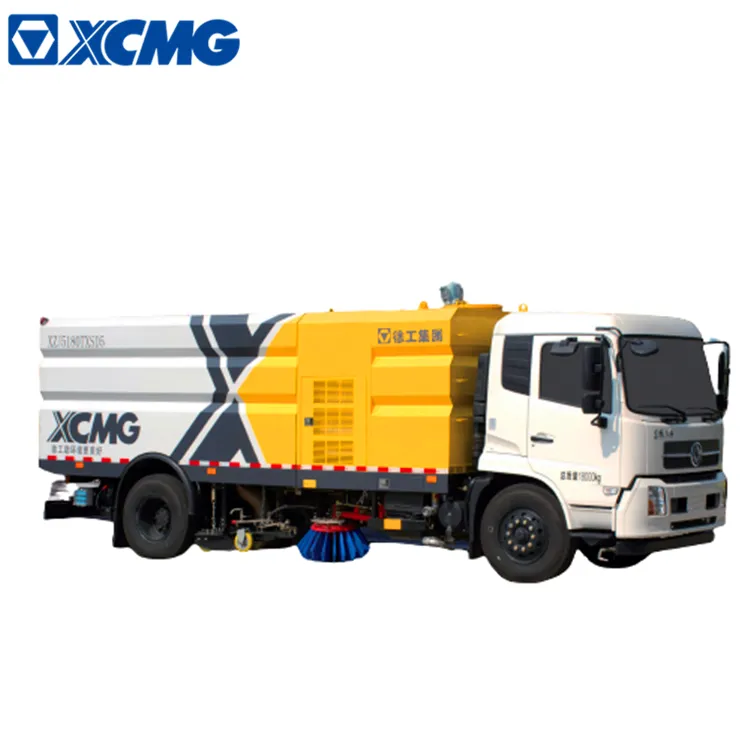 XCMG official manufacturer sprinkler road sweeper garbage truck road cleaning machine XZJ5180TXSD5